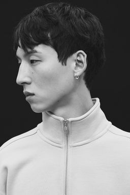 Sudadera con media cremallera Loose Fit - H&m фото 4