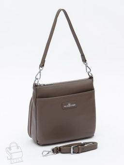 Сумка женская кожаная 2378Y d.apricot Polina&Eiterou