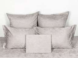 Комплект постельного белья 4526-БЧ 2-х сп. рис. 15-0000 цв. серый