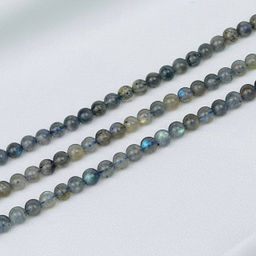 Бусины для украшений из Лабрадора (75 бусин) 39 см