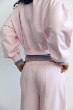 STRAIGHT-LEG PLUSH TROUSERS - Zara фото 26