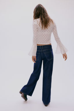 Wide Regular Waist Jeans - H&m фото 9