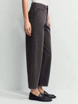 Джинсы barrel с высокой посадкой / Zarina  фото 3