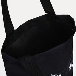 Сумка-шопер без застёжки, цвет чёрный - Simaland фото 3