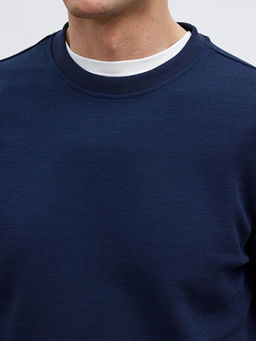 Bisiklet Yaka Uzun Kollu Erkek Ti??rt