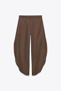 ZW COLLECTION WIDE-LEG TROUSERS WITH VENTS - Zara фото 4