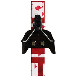 Комплект лыжный: пластиковые лыжи 185 см с насечкой, стеклопластиковые палки 145 см, крепления NN75 мм, цвета МИКС