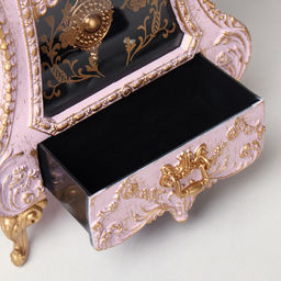 Часы настольные 28 см розовые / 63317H /уп 18/ музыкальные - Галеонтрейд фото 9