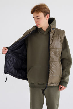 Жилет утепленный мужской, хаки - Inzibe фото 5