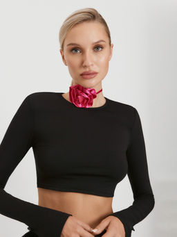 31200270007 Блузка жен. Romera черный - Infinity Lingerie фото 3