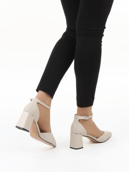 06-HDP1168-9 GRAY/BEIGE Туфли летние женские (натуральная кожа)