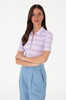 Kad_n Lila Ti__rt Sepette S_rpriz _ndirim - U.s. polo assn фото 3