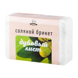 Соляные брикеты для бани Дубовый лист 1,2 кг (9шт)