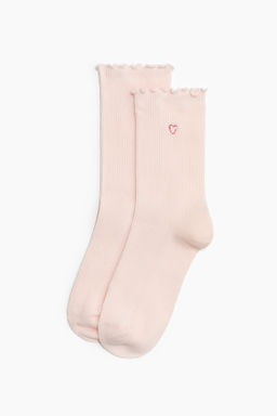 Pack de 3 calcetines con ribete sobrehilado - H&m фото 4