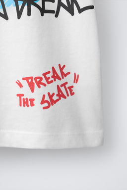 GRAFFITI PRINT T-SHIRT - Zara фото 4