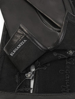 Перчатки женские б/п IS01005 black/gold - Eleganzza фото 10