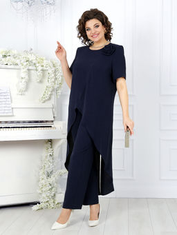 Платье Ninele 7431-Р темно-синий - Mira fashion фото 1557