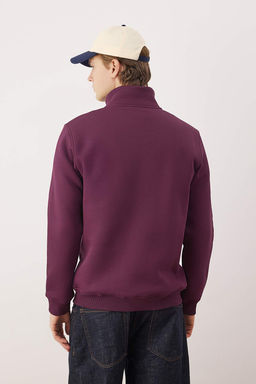 Murdum Regular/Normal Kesim Dik Yaka Fermuarl? S?cak Tutan Basic Sweatshirt TMNAW24SW00041