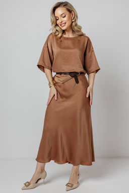 Блузка женская 4483/02/Коричневый - Rise фото 5