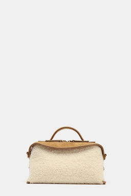 ELONGATED SHEARLING BAG - Zara фото 7