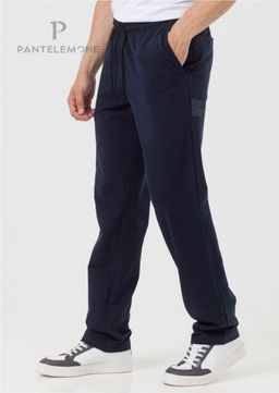 Мужские брюки свободные прямые из футера PDBB-241