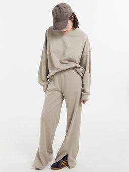 Свитшот женский в кофейно-коричневом цвете кофе с молоком 122949/1 - Mark formelle фото 2