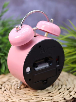 Часы-будильник Peach, pink