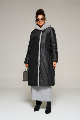 Пальто Beautiful Free 8017 черный