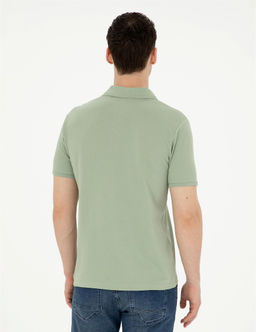 Ye_il Slim Fit Basic Ti__rt