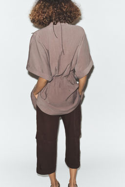 SHORT WRAP DRESS - Zara фото 10