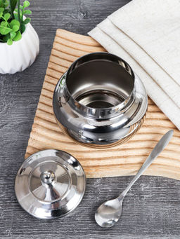 Соусник для горчицы с ложкой металл / OS-822 /уп 100/ - Галеонтрейд фото 3