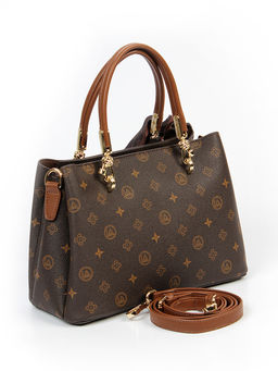 LACCOMA сумка AC218-мишки темно-бежевый эко кожа