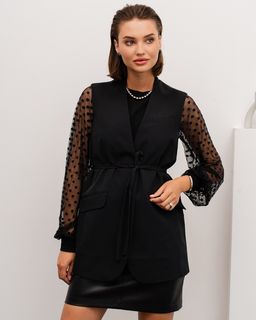 Свитшот с кружевным рукавом реглан 71.6.20 - Elena sorti фото 9