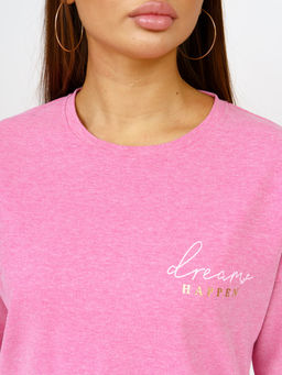 Толстовка женская Мегаполис розовый