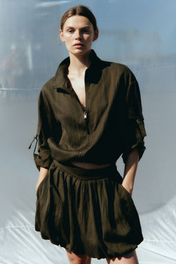 Chaqueta oversize de sarga - H&m фото 3