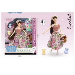 Кукла руки и ноги на шарнирах, с аксесс. (3118176) в коробке 32,5*28*6см