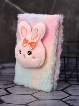Блокнот плюшевый Cute bunny , 13х18 см, плотность 80 гр.
