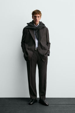 AARON LEVINE X ZARA WOOL SUIT TROUSERS