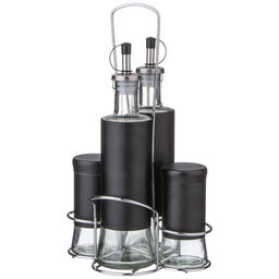 НАБОР ДЛЯ МАСЛА/УКСУСА И СПЕЦИЙ НА МЕТАЛ.ПОДСТАВКЕ - Agness фото 2