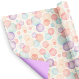 Цена за 10 шт. Бумага крафтовая двухсторонняя «Шары», 70 × 100 см
