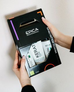 EPICA Набор Keratin Pro (шампунь 250мл+кондиционер 250мл+маска 250мл) - Epica professional фото 2