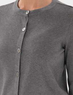 Gri Melanj Slim Fit Triko H_rka