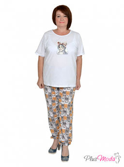 Футболка Модель №914 размеры 44-84 - Plusmoda фото 6