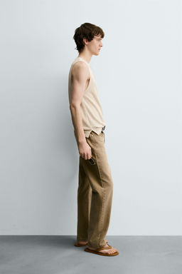TEXTURED TANK T-SHIRT - Zara фото 4