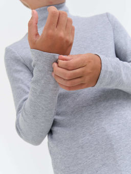 Бадлон Серый меланж 7+ - Bungly фото 8