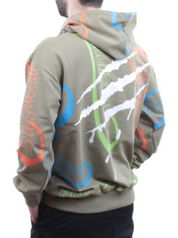 2700 LT. GREEN Толстовка мужская (75% хлопок, 20% полиэстер, 5% спандекс) - Фабричный китай фото 5