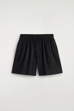 RUCHED-WAIST SHORTS