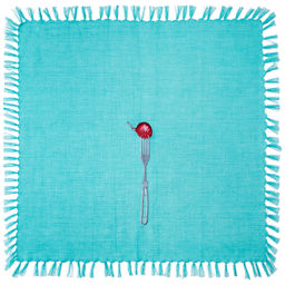 КОМПЛЕКТ САЛФЕТОК ИЗ 2-Х ШТ 40Х40СМ БОН АППЕТИТ,КОРИЧ+БИРЮЗА, 100 - Lefard фото 4