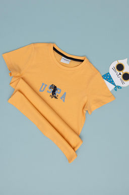 Erkek _ocuk Kavun Bisiklet Yaka Ti__rt Sepette S_rpriz _ndirim