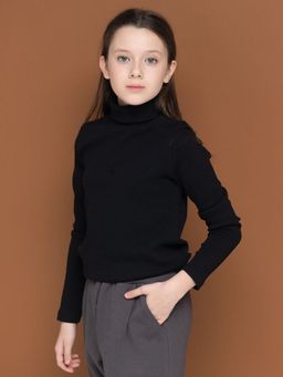 PELICAN, джемпер для девочек, Черный